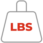 Weight in lbs